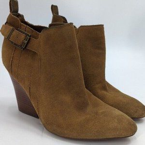 GUESS Suede Heeled Ankle Booties